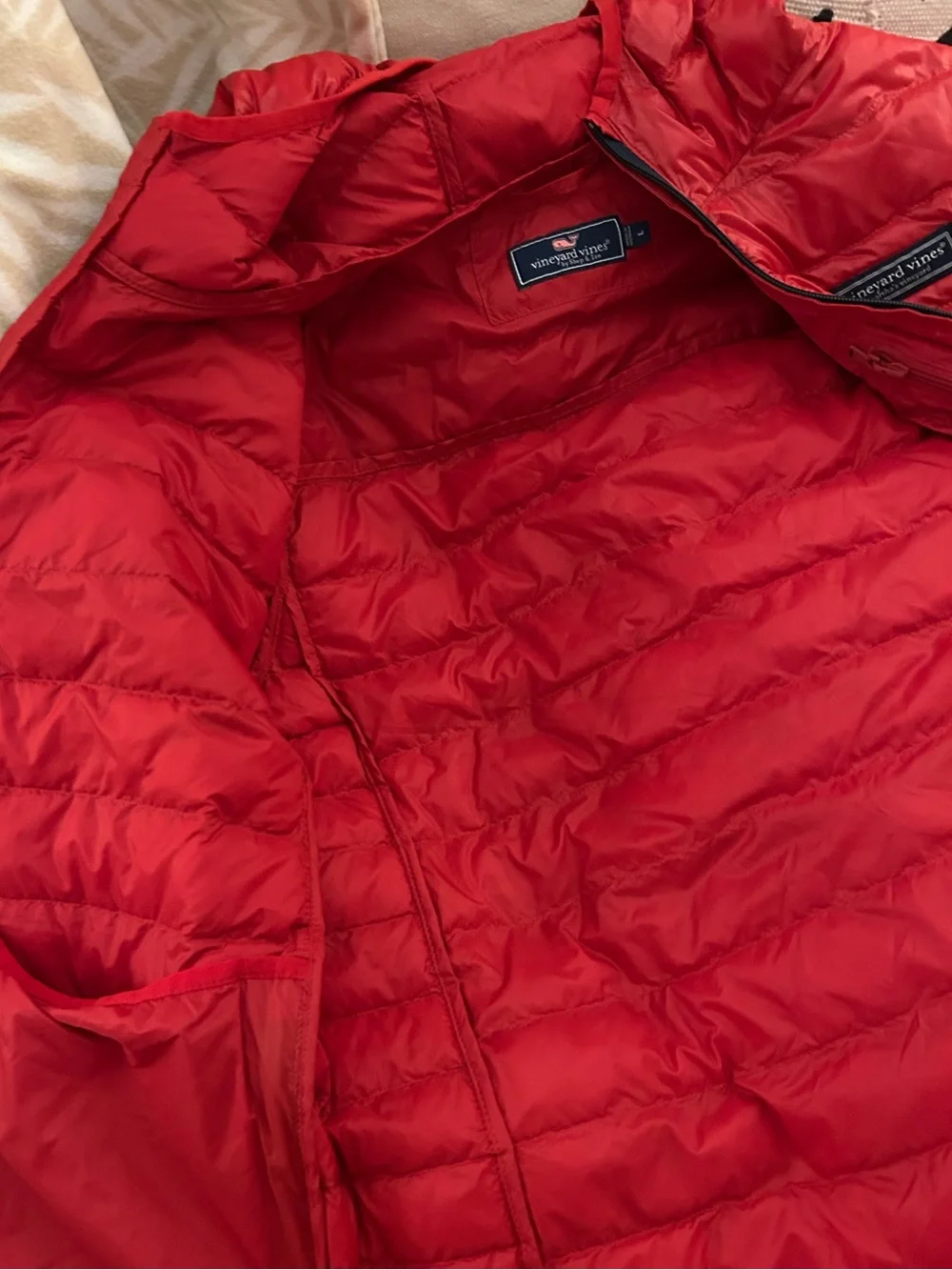 Vineyard Vines Boys' Hooded Lightweight Packable Puffer Jacket